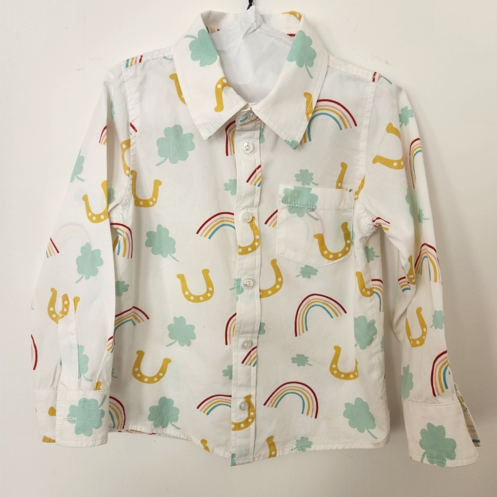 Monica & Andy Good luck button down sz 4T